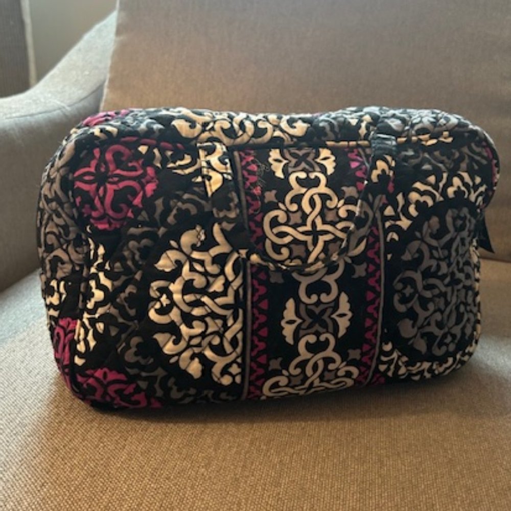 Vera Bradley Canterberry Magenta Make-Up Bag Large